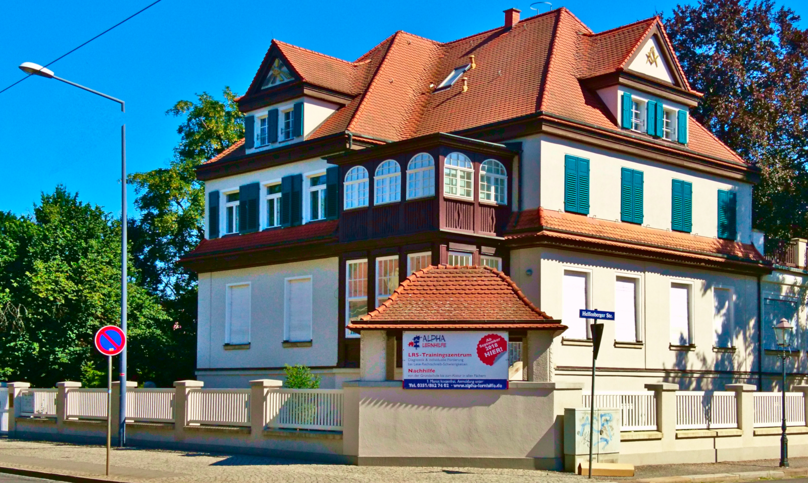 Der neue Standort der Alpha Lernhilfe in Blasewitz (Nähe Blaues Wunder)